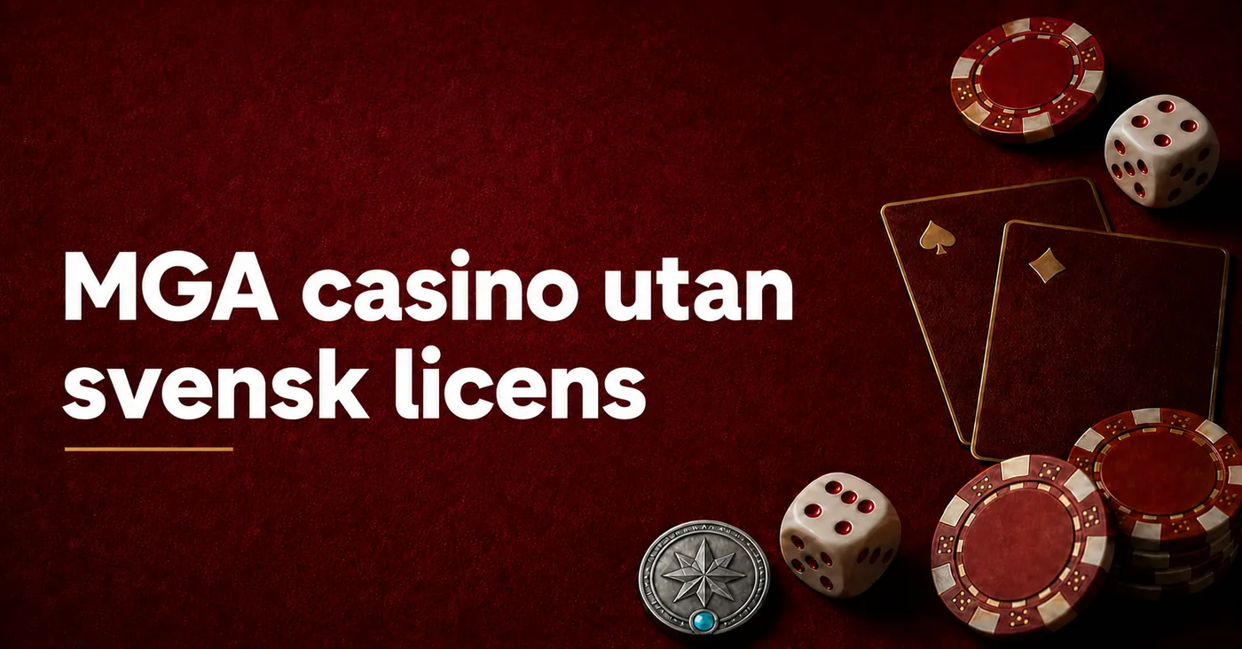 MGA casino utan svensk licens